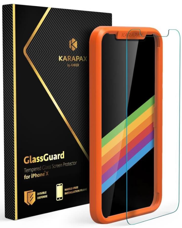 Anker KARAPAX GlassGuard 強化ガラス液晶保護フィルム