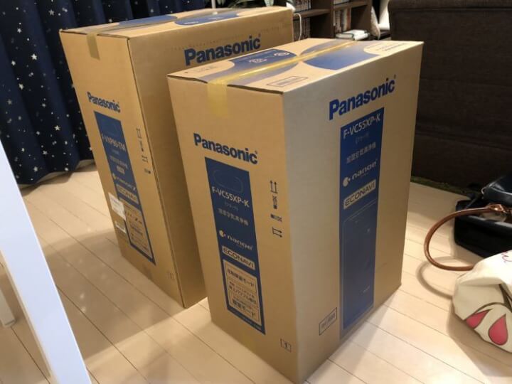 加湿空気清浄機「F-VXP90」と「F-VXP55」