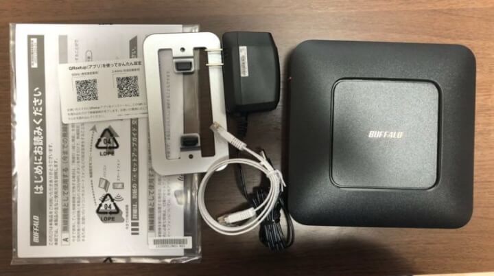 WSR-2533DHP同梱物